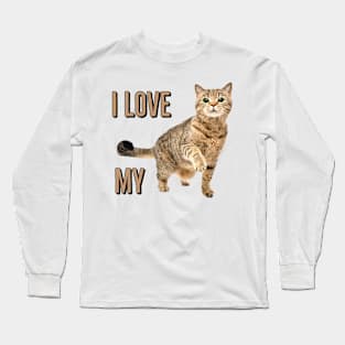 I love my cat Long Sleeve T-Shirt